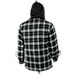 Quilt-Lined Flannel Shirt with Hood