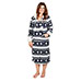 Trailcrest Navy Women's Zippered Fleece Lounger