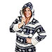 Trailcrest Navy Women's Zippered Fleece Lounger