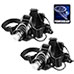 Powerbeam 800 Lumen Head Lamps - 2 Pack